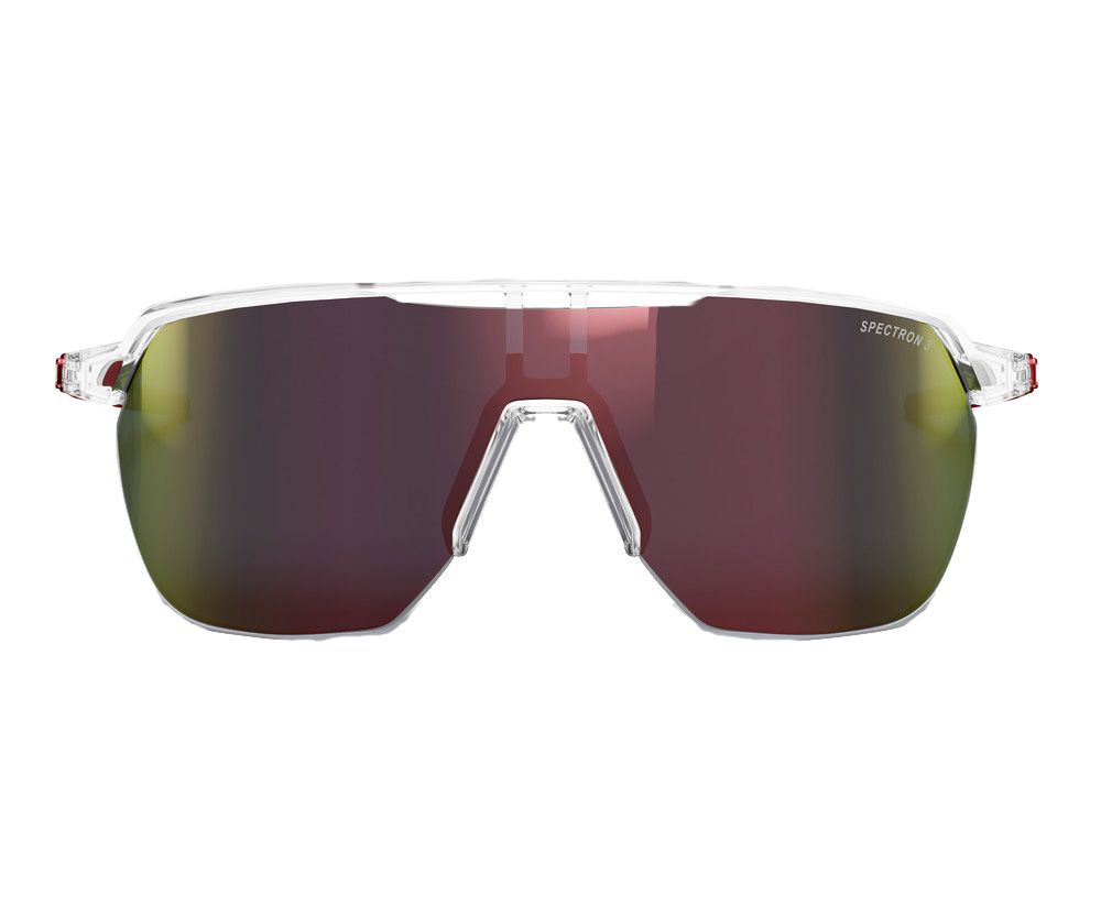FREQUENCY Sportbrille / kristall/rot