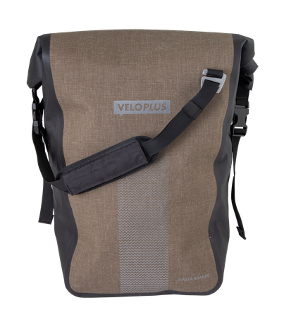 PIAZZA GRANDE Hinterradtasche / kaffee reflektierend