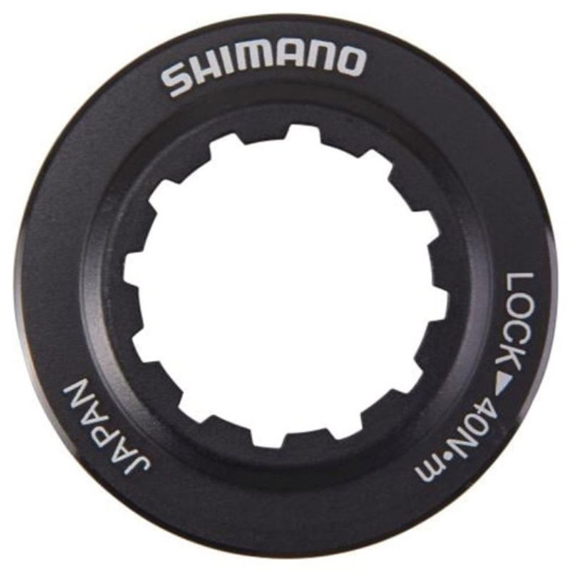 SM-RT81 Centerlock-Lockring mit Innenverzahnung für Schnellspannnaben + Steckachsen bis 12mm / schwarz