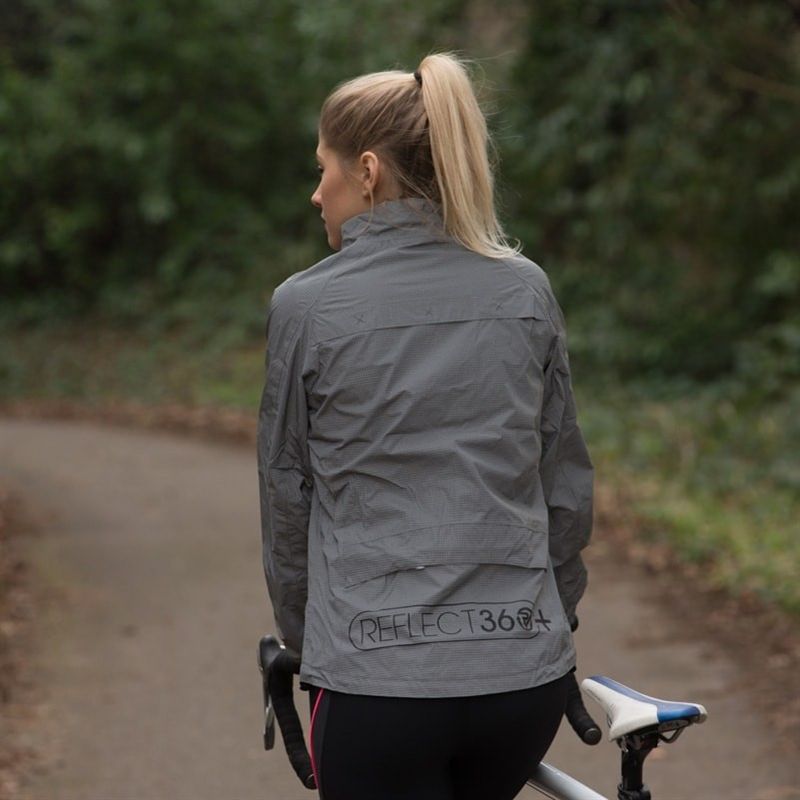 REFLECT 360+ Damen-Regenjacke / silber / S