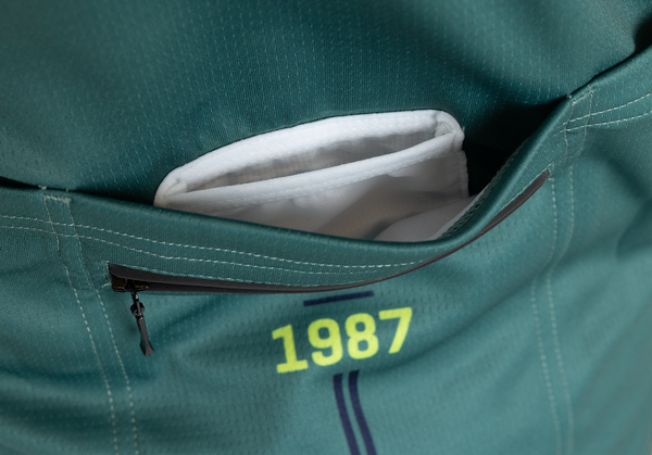 1987 TEAM Herren-Kurzarmtrikot / pinegrün / L