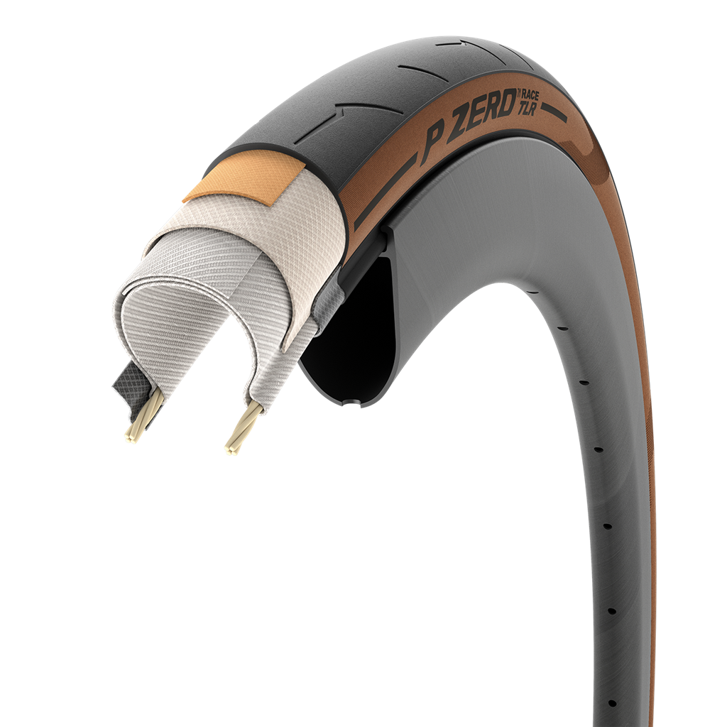 P Zero Race TLR Italy / black/tan-wall / 700x30c