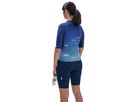 PRISTINE PRINT Damen-Kurzarmtrikot / gradient turmaline / L