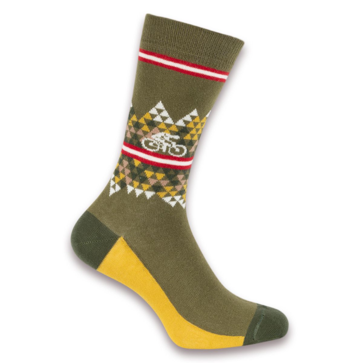 1001 Mountains Socks / forest / 39-42