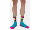 ALLROUND ELITE COLORFUL CAMO Velosocken / blue / L=44-47