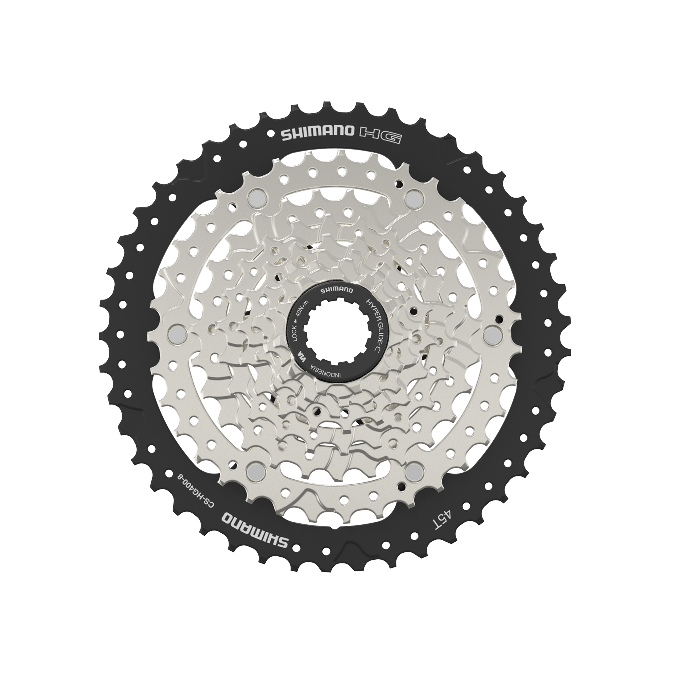 Kassette Alivio CS-HG400 / 11-45, 11-13-15-18-22-27-35-45, 8 Gänge