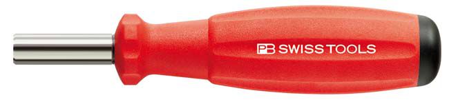 PB 8451 BITHALTER / rot / 1/4 Zoll