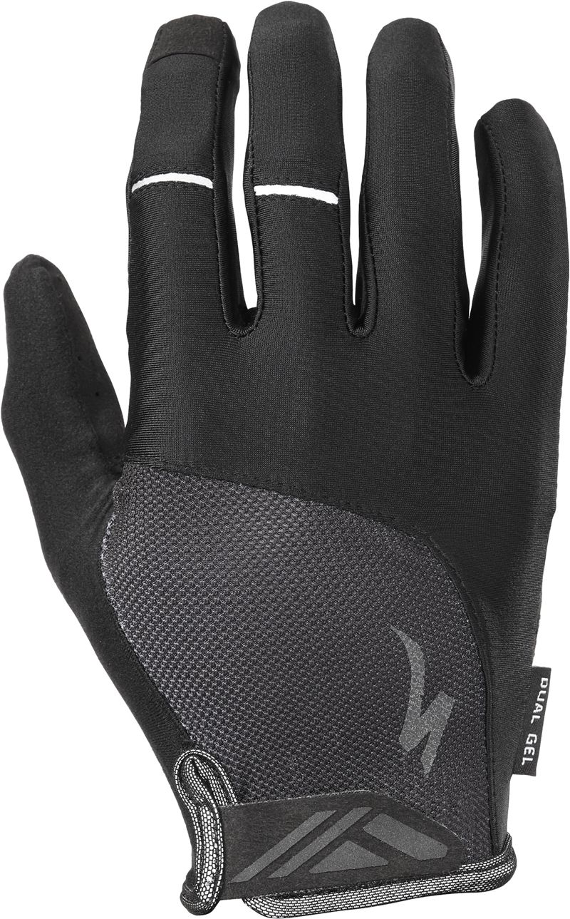 BG DUAL-GEL Unisex-Langfingerhandschuhe / black / S