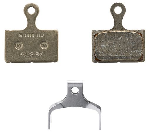 K05S-RX Road/XTR M9100 Bremsbelag / Resin/Trägerplatte Stahl / grau