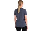SPHERE III Damen-Merino-Kurzarmshirt / midnight navy hthr / XL