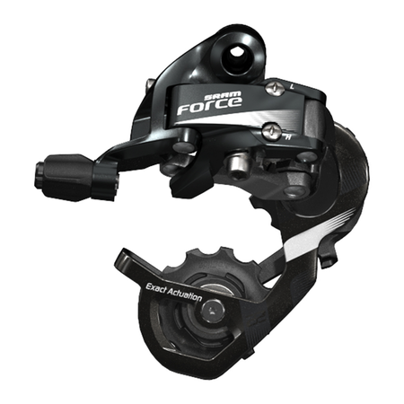 Rear Derailleur Force 22 medium Cage 11SP max 32T / silver / Medium