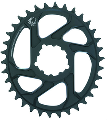 Chainring Eagle Oval X-Sync2 DM 6mm Offset / black / 34T