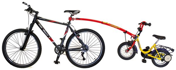 TRAIL-GATOR Tandem-Stange / rot