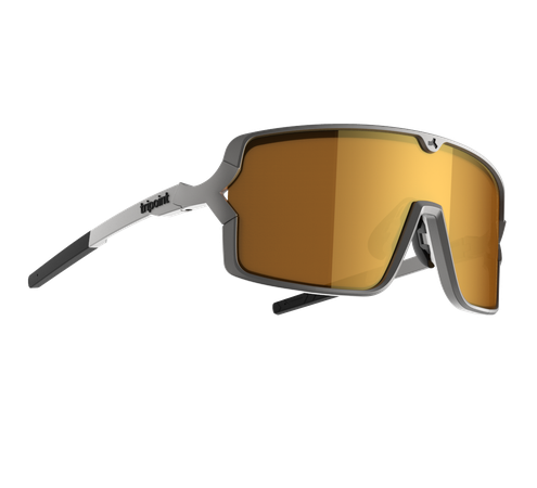 LAKE PRESPA X Sportbrille / matt metallic grey/brown bronze multi