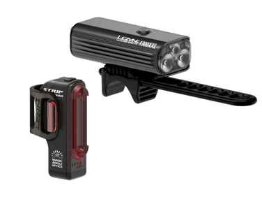 Akku-Beleuchtung - MACRO DRIVE 1300XXL / STRIP PRO Lichtset von LEZYNE