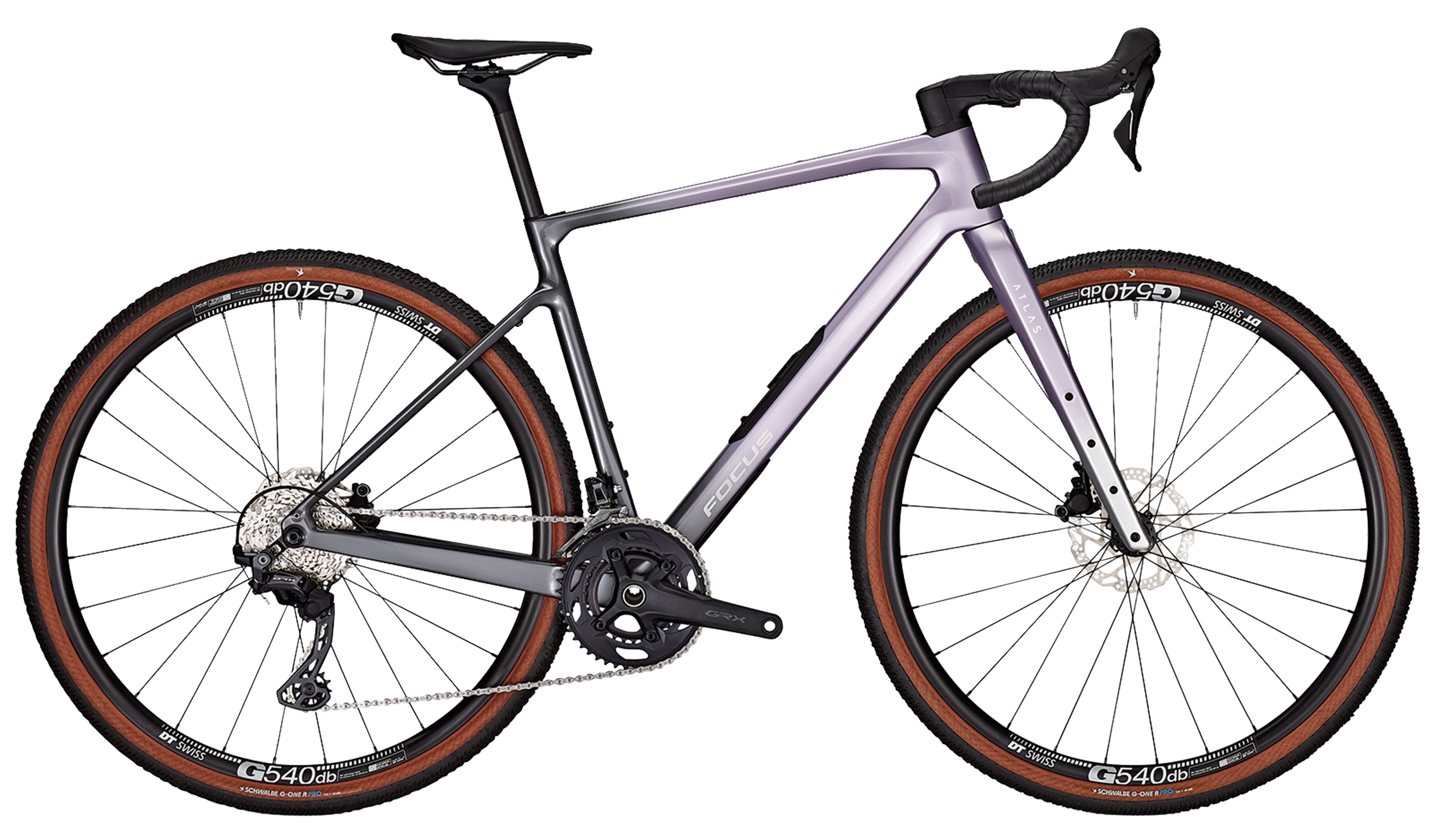 ATLAS 8.7 Gravelbike / Lavender/Steelgrey / S