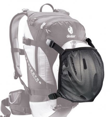 HELMHALTER f. Deuter Rucksäcke mit Befestigungsschlaufen / schwarz
