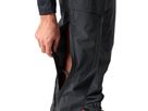 YARAS WARM Herren-Regenhose wattiert / black uni / L