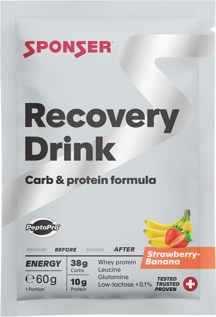 Recovery Drink, Display (20 x 60 g) / Strawberry-Banana