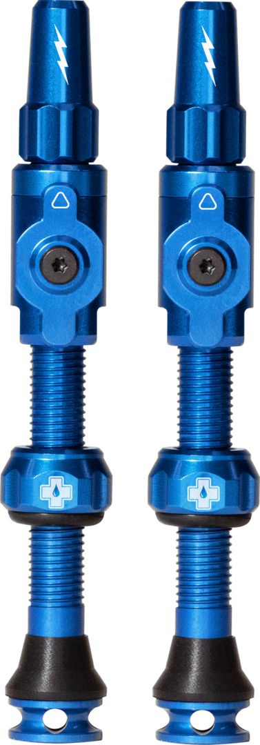 Tubeless Valves Big Bore Lite / Blue / 75 mm