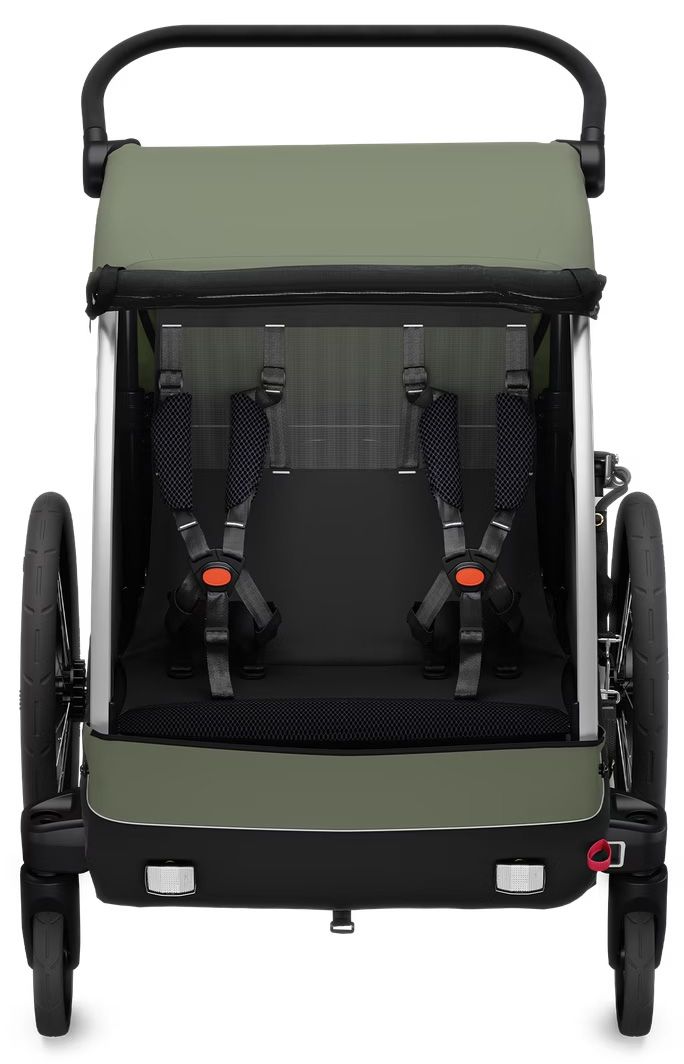 COURIER Kinderanhänger / Vintage Grün