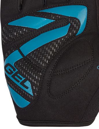 CURDT Unisex-Kurzfingerhandschuhe / crystal blue / L=9
