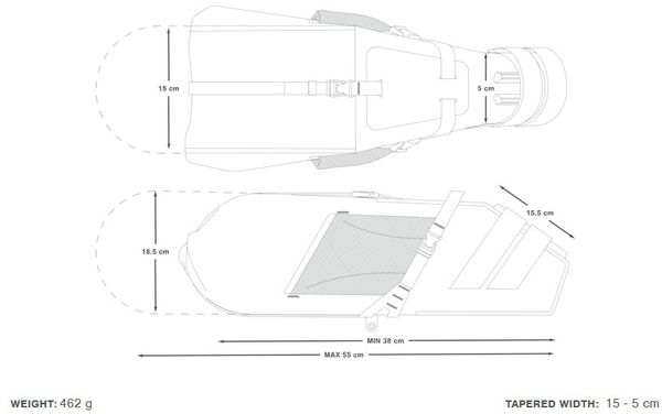 EXPEDITION SADDLE PACK Satteltasche / black / 16l