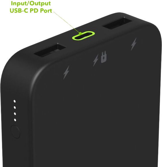 PD POWERBANK 10'000mAh 20Watt USB-C / schwarz