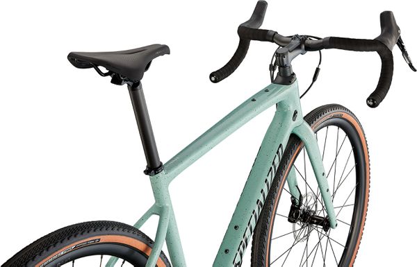 DIVERGE SPORT CARBON Gravelbike / gloss ca white sage oak black chrome clean / 58 CM