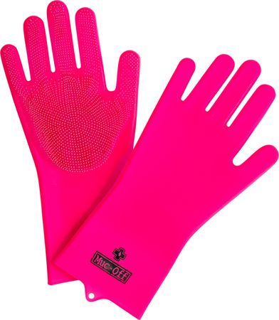 Deep Scrubber Gloves / Pink / L