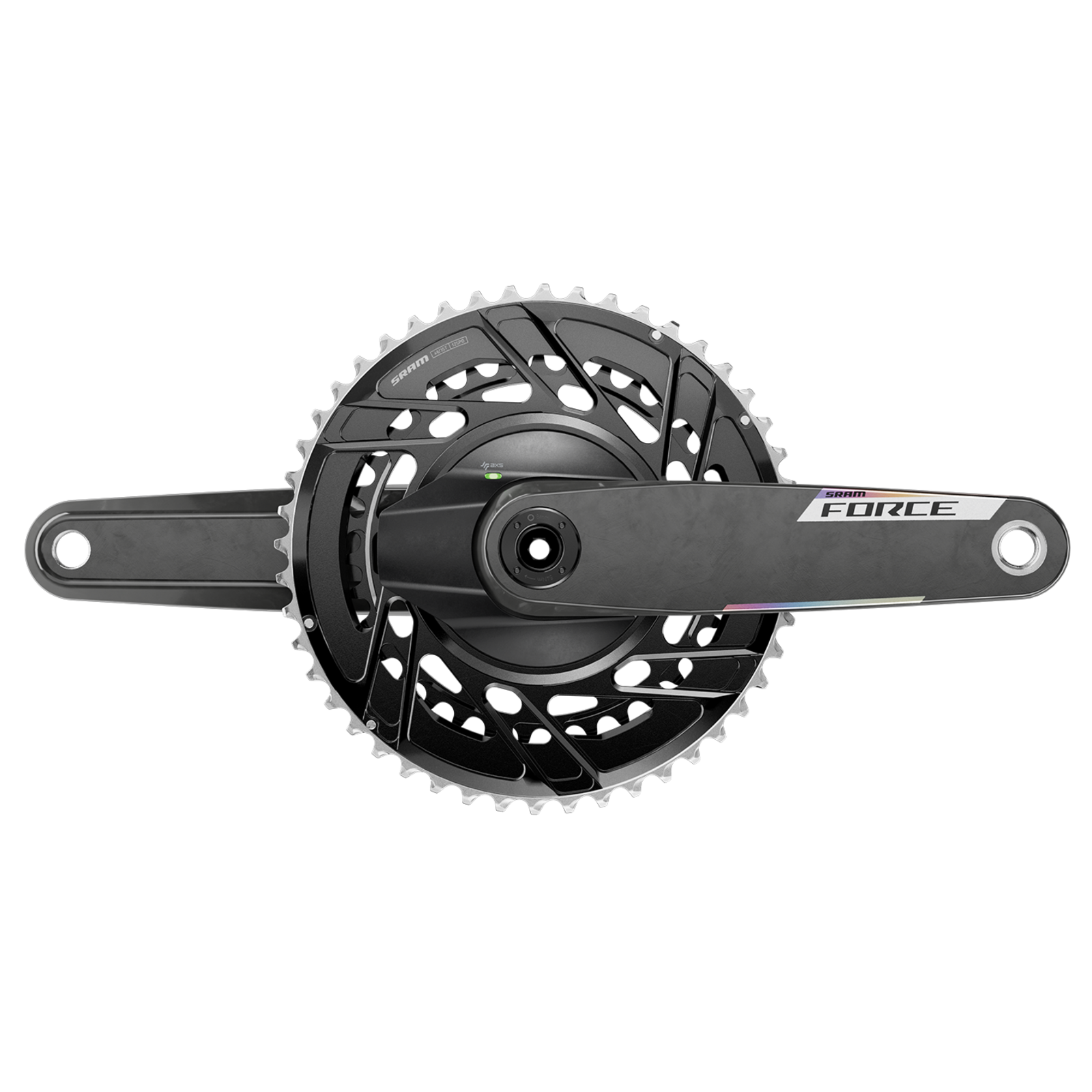 MY26 Power Meter Crankset Spider Force AXS 2x DUB / black/iridesc