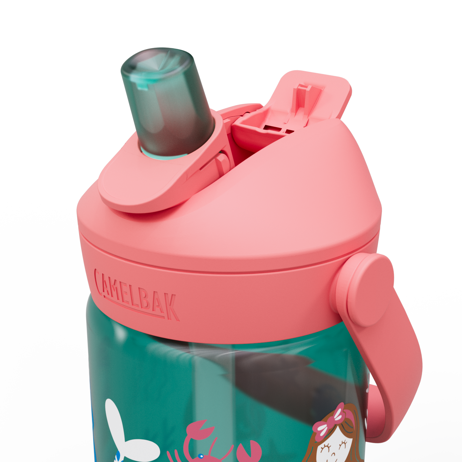 THRIVE FLIP STRAW Trinkflasche KIDS / mermaid / Kids 4dl