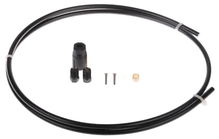 SM-BH90-SS Bremsleitung, Anschluss gerade/gerade / schwarz / 1700mm