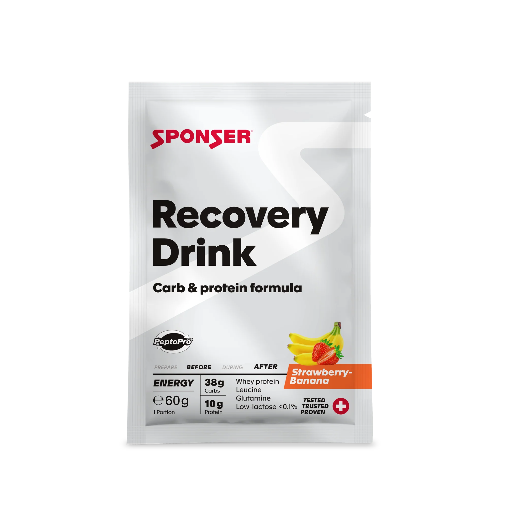 RECOVERY DRINK Erdbeer/Banane Regenerationsgetränk/ ERDBEER / Beutel 60g