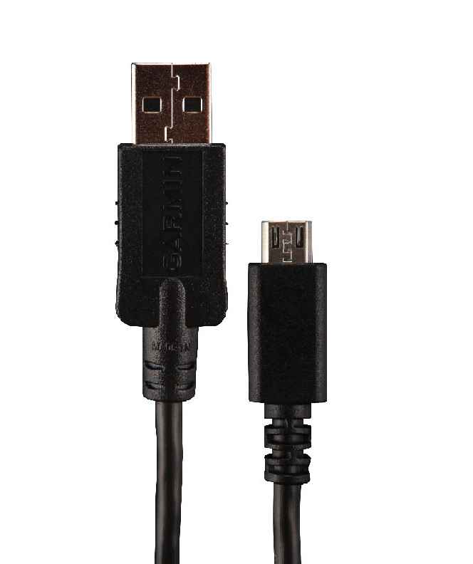 LADE-/DATENKABEL Micro-USB für GPS-Geräte, Schwarz - Hauptansicht