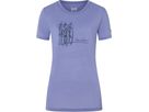 BIKE ART Damen-Merino-Kurzarmshirt / blue violet / S