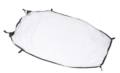 ERSATZ-REGENVERDECK (2-Plätzer) / transparent