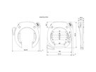 Rahmenschloss 5755L & Akkuschloss DT2 XPlus Bosch / black