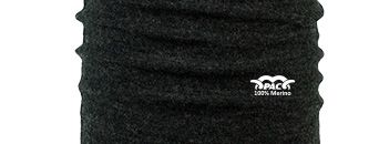 MERINO WOOL Schlauchschal / multi anthrazit