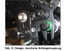 ADAPTER-PLATTER R&M für Veloanhänger / black