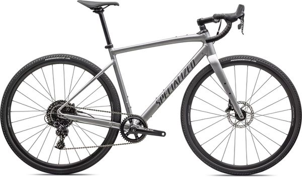 DIVERGE COMP E5 Gravelbike / satin silver dust smoke / 58 CM