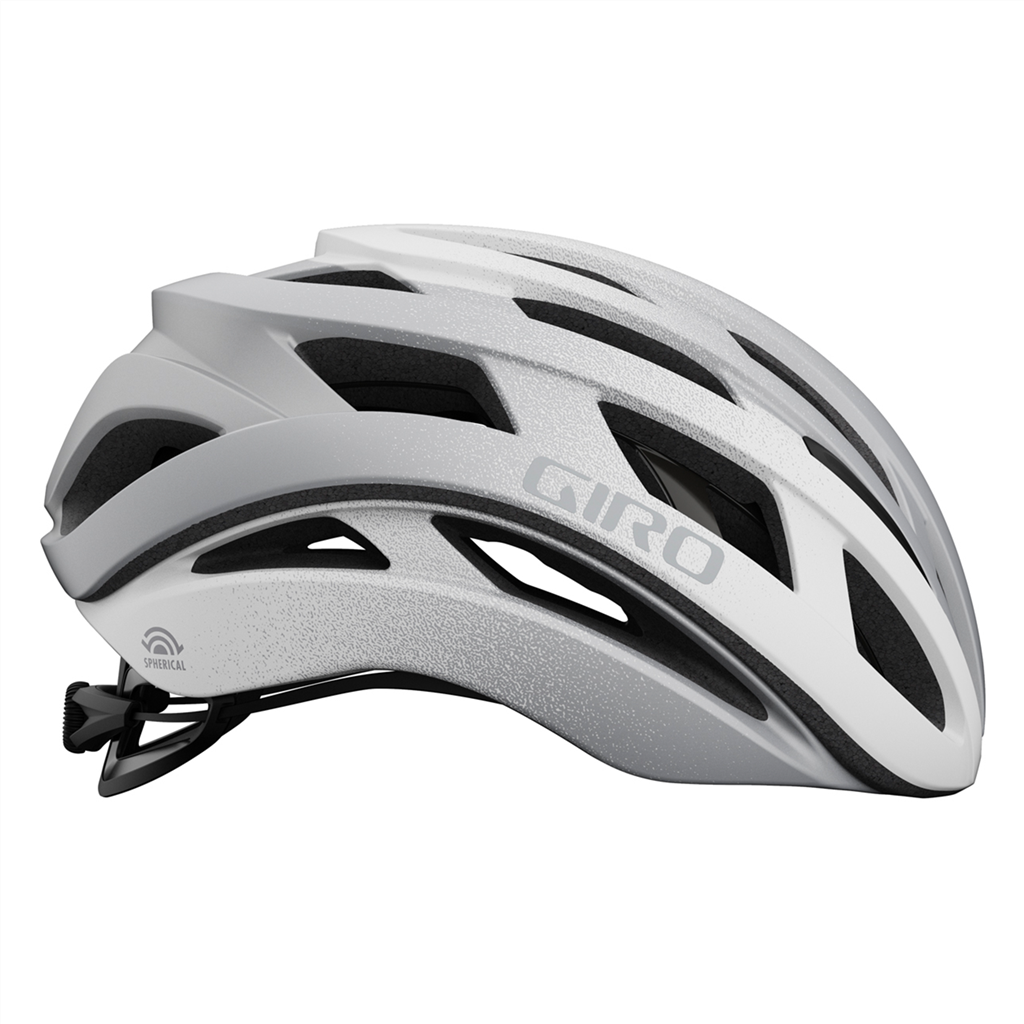 HELIOS SPHERICAL MIPS Velohelm / matte white/silver fade / M 55-59