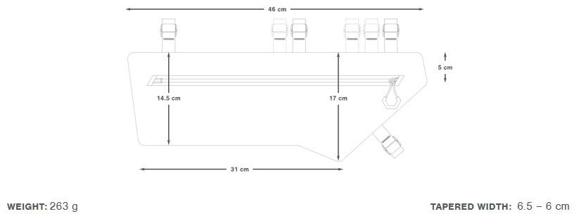 EXPEDITION FRAME PACK Rahmentasche / black / 4.3l