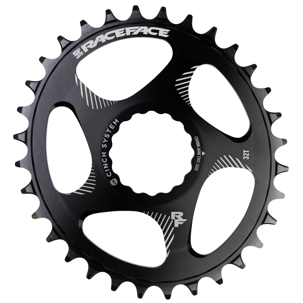 RF DM Oval Chainring Sram1x10-12/SHI 11SPD52/56CL / black / 28T