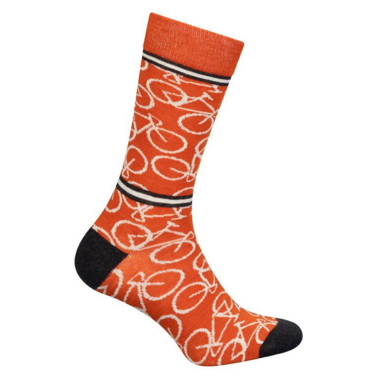 Bicycle Socks 2024 / burned orange / 43-46