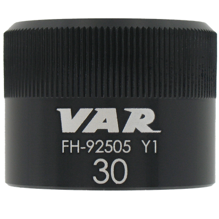 Steckschlüssel 6-Kant schwarz / schwarz / 30 mm