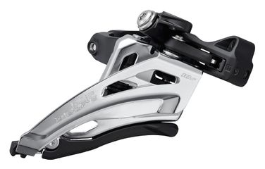 Umwerfer Deore FD-M4100 Double 10-Gang Front-Pull / schwarz / 28.6/31.8/34.9 mm