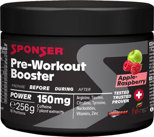 Pre-Workout Booster, APPLE-RASPBERRY (256 g)