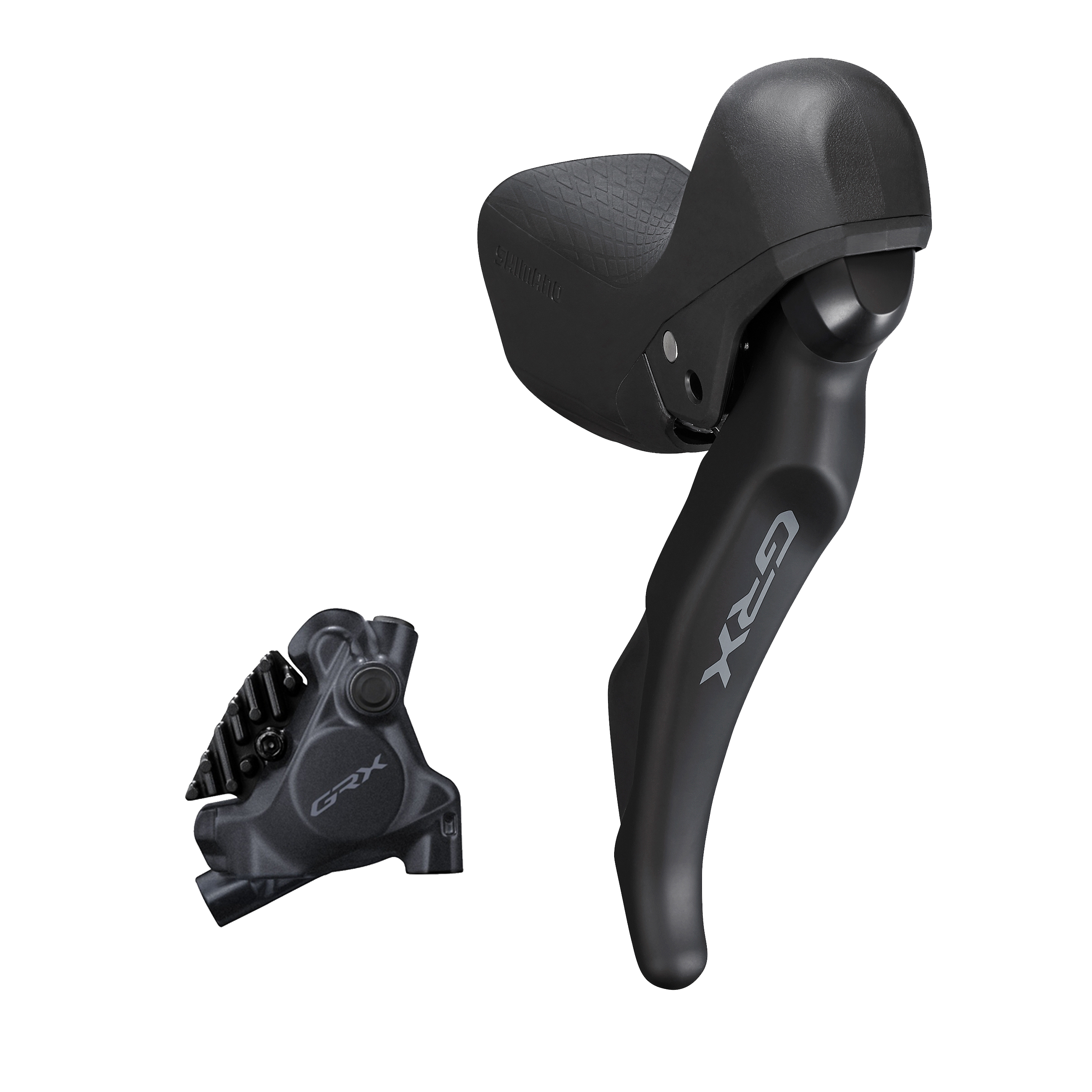 Scheibenbremsen-Set GRX BR-RX410 mit ST-RX600 / schwarz / hinten, Hebel rechts, bremsen, schalten, 11, 170 cm