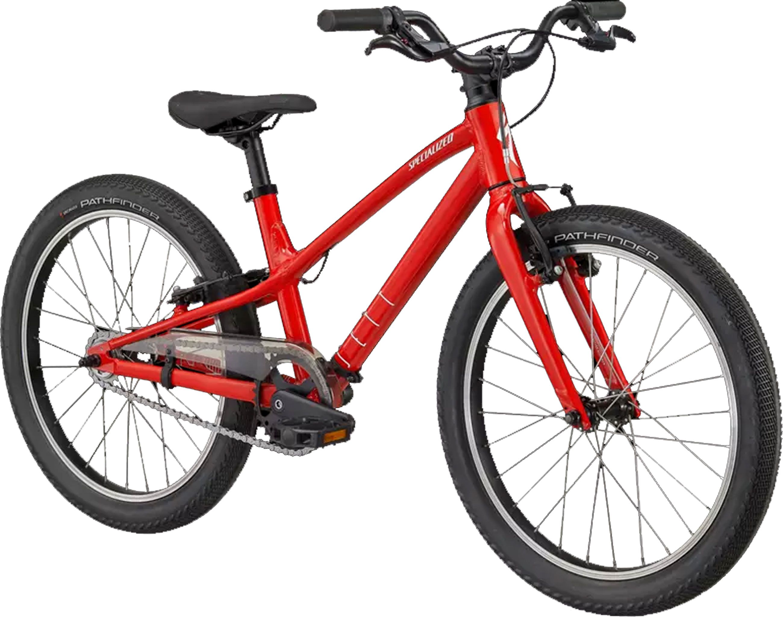 JETT 20 SINGLESPEED Kinder- und Jugendvelo / gloss flo red white / 20 ZOLL
